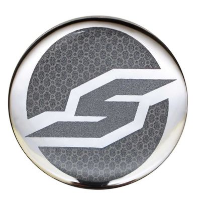 Supreme Boat Steering Wheel Decal U3646201 | Raised Pewter Silver