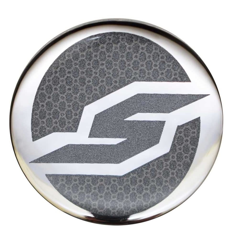Supreme Boat Steering Wheel Decal U3646201 | Raised Pewter Silver