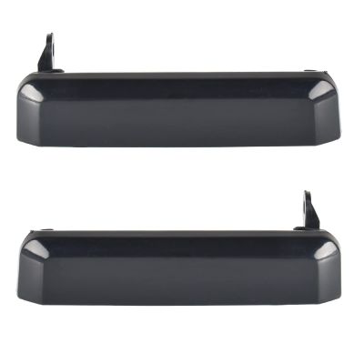 BJYXSHOP Exterior Front Left Driver & Right Passenger Door Handle Replacement for 1986-94 Nissan D21, 1987-95 Pathfinder, 1995-97 Pickup, Black, 77219, 77220