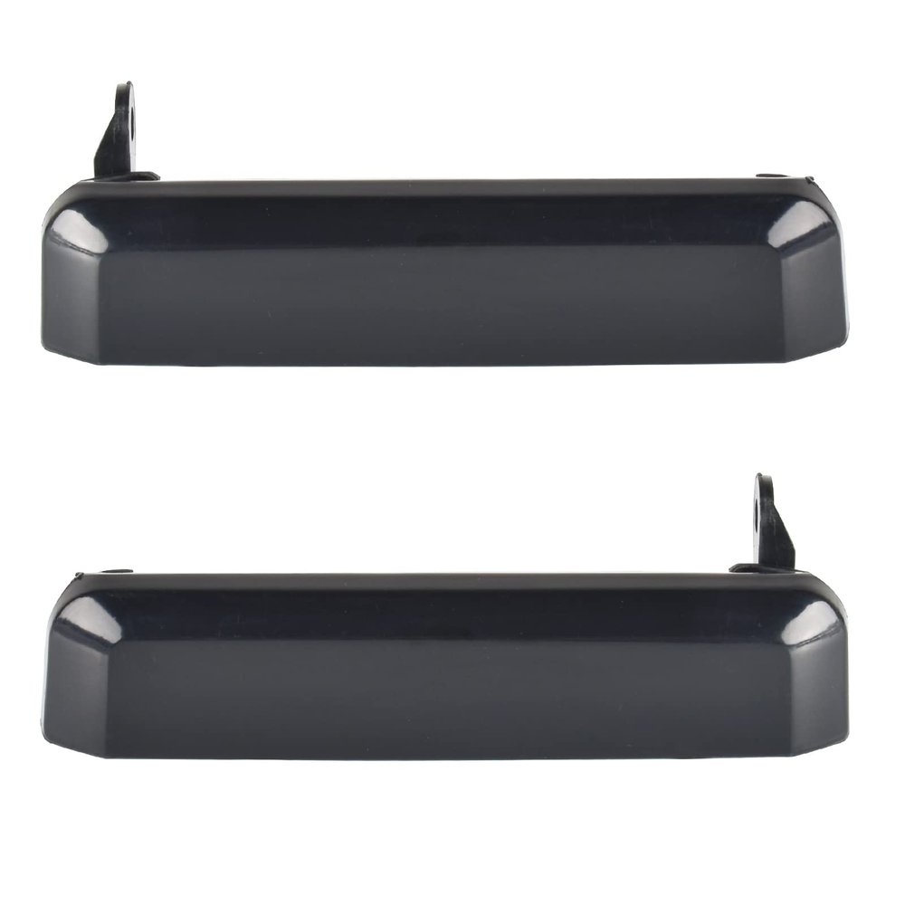 BJYXSHOP Exterior Front Left Driver & Right Passenger Door Handle Replacement for 1986-94 Nissan D21, 1987-95 Pathfinder, 1995-97 Pickup, Black, 77219, 77220