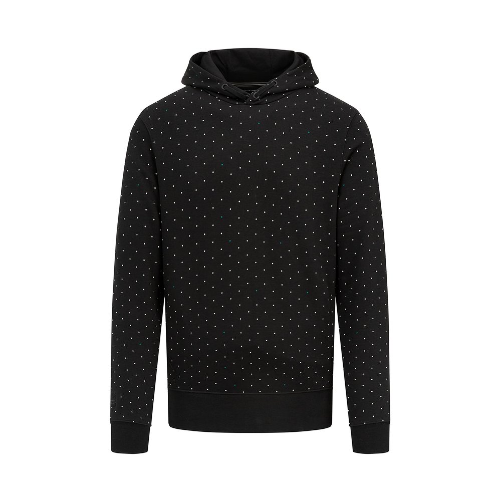Mercedes AMG Petronas Formula One Team - Polka Dot Hoodie - Black - Men - Size: S