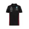 Mercedes AMG Petronas Formula One Team - Kids 2023 Team Polo - Black - Size: M (11/12 Years) view 1