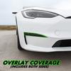 SlickMod PreCut Vinyl Smoke Tint for 2022-2023 Tesla Model S Foglight (35% Light Smoke, 3. Foglight) view 2