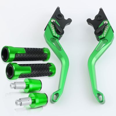 ERUKEI Brake Clutch Motorcycle Brake Clutch Lever Adjustable Motorbike Handle Bar Accessories 3D Rhombus CNC with Logo for BMW G310R G310 R 2017 2018 (Color : Green)