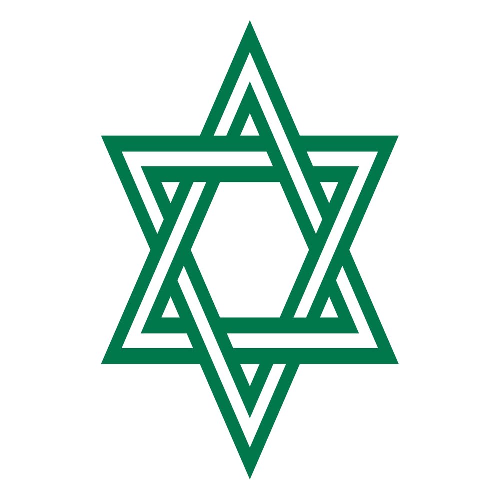 Star of David Judaism Jewish Faith Vinyl Decal Car Sticker