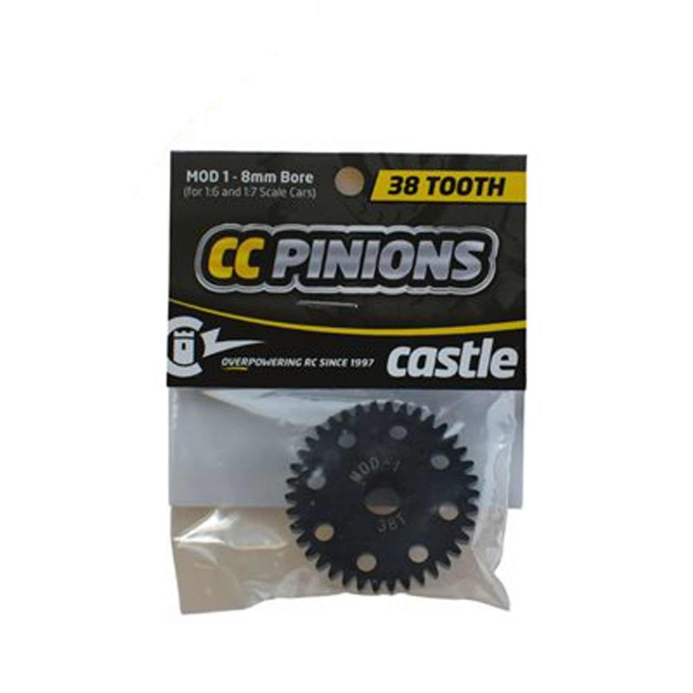 Castle Creations CC Pinion 38T-MOD 1 8MM BORE CSE010006535 Electric Car/Truck Option Parts