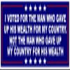 Anti Joe Biden Bumper Sticker GAVE UP My Country for HIS Wealth Vinyl Sticker for Car Decal Truck Window Car Bumper Sticker (3") view 1