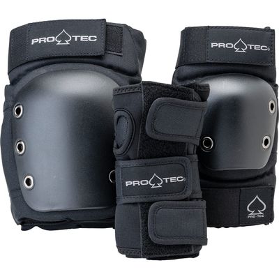 Protec Junior 3 Pack Open Back Youth-Small-Black