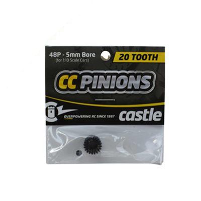 Castle Creations CC Pinion 20T-48 Pitch 5MM BORE CSE010006539 Electric Car/Truck Option Parts