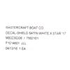 MasterCraft X Star Boat Raised Decal Emblem Sticker view 3