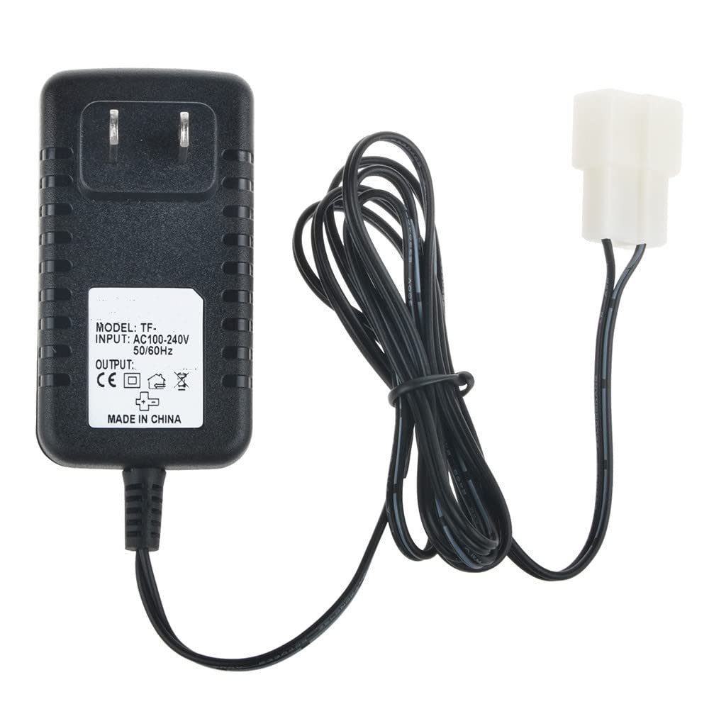J-ZMQER DC 7V Charger AC Adapter Compatible with Kid Trax Avigo 6-Volt Audi R8 Spyder 6Volt Batt.