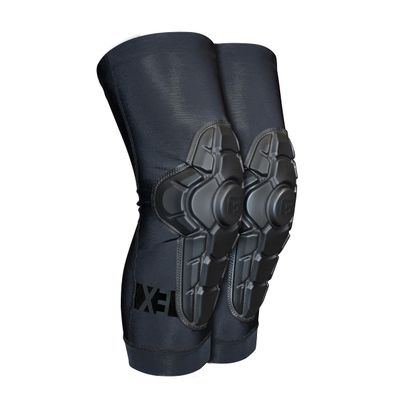 G-Form Pro-X3 Mountain Bike Knee Guards - Biking Knee Guards for Athletes - Knee Compression Sleeve for Mountain Biking & More - Protection Pads for Knee Support - Triple Matte Black, XS