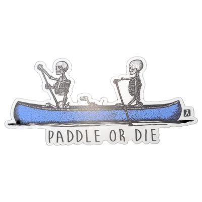 Eastern Watersports Paddle or Die Canoe Sticker