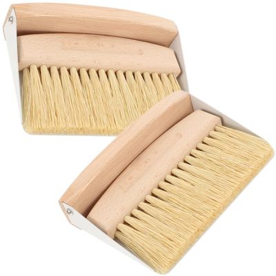 Kisangel 2sets Dustpan and Brush Desktop Cleaning Tools for Detailing for Keyboard Computer Mobile Phone and Digital Products Portable Easy to Use Cleaning