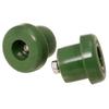 Cardiff Silicone Bar End Plugs, Army Green view 1