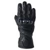 RST Fulcrum CE Waterproof Motorcycle Gloves Leather/Performance Shell, Ventilation Panels, CE Certified Impact Protection Road/Adventure Use (Black/Black, US 07) view 1