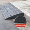 YSUEFIJO Rubber Car Curb Ramps, Heavy Duty Rubber Shed & Threshold Ramps, Portable Loading Ramp Slope Motorcycle Pad, Industy Driveway Curb Ramps, for Driveway, Loading Dock, Sidewalk view 4
