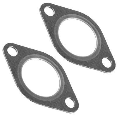 Caltric 2 Muffler Exhaust Pipe Gasket Seal compatible with Kawasaki Mule 550 KAF300-C 1997-2004