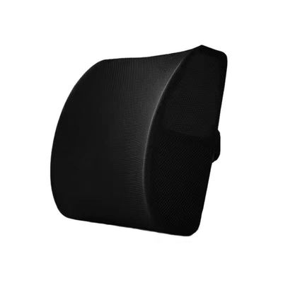 MAXZIZ Back Pillow Back Waist Cushion for Car Chair (Color : Black)