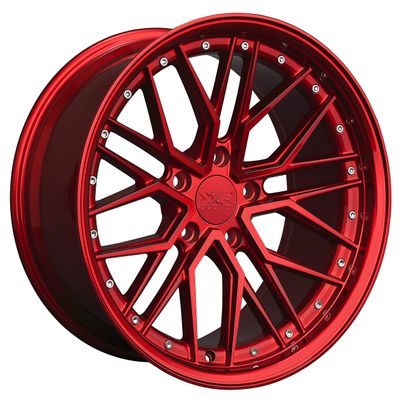 XXR WHEELS 571 18 X 10 BOLT PATERN 5-4.5, Offset: 25 Candy Red 73.1mm Hub bore