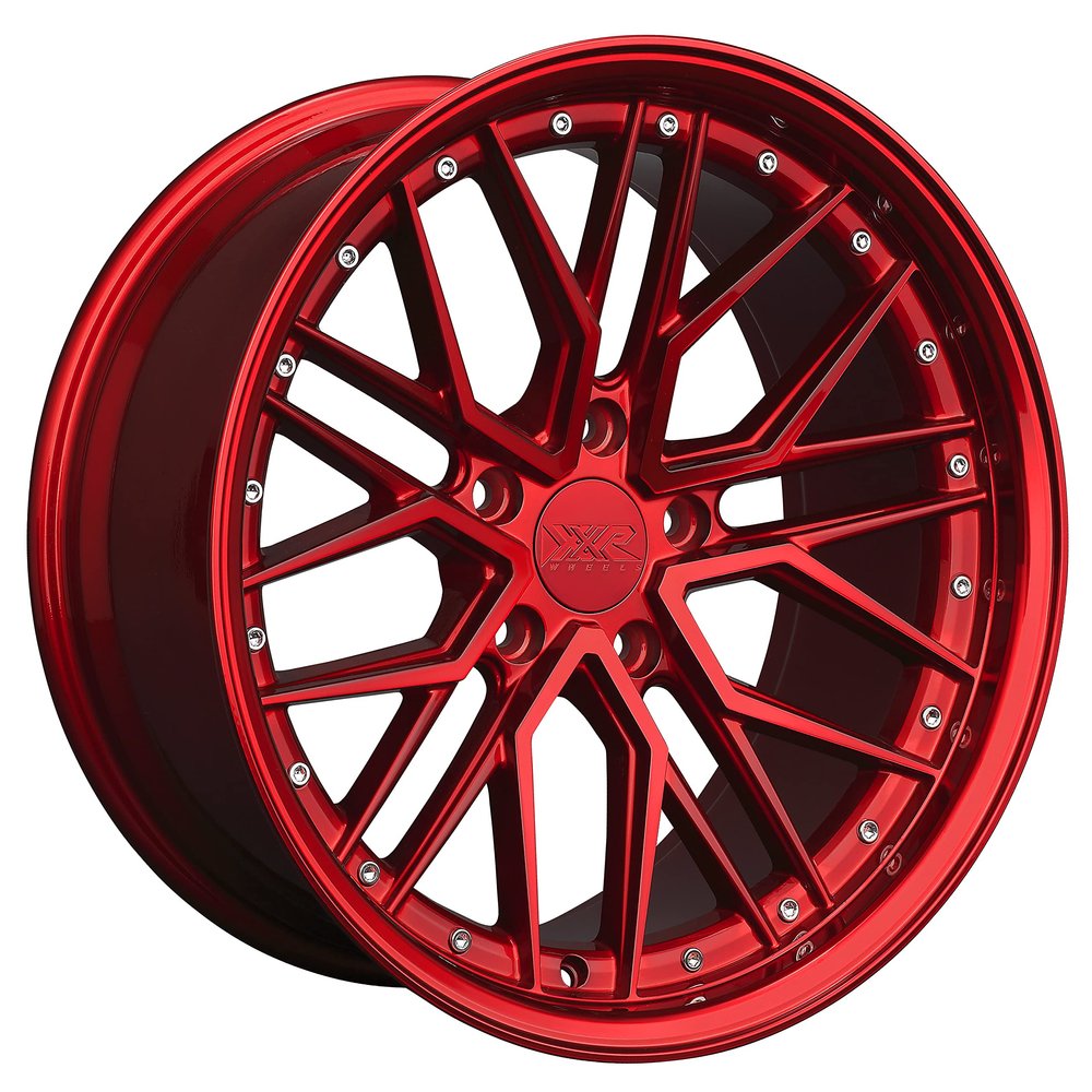 XXR WHEELS 571 18 X 10 BOLT PATERN 5-4.5, Offset: 25 Candy Red 73.1mm Hub bore