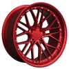XXR WHEELS 571 18 X 10 BOLT PATERN 5-4.5, Offset: 25 Candy Red 73.1mm Hub bore view 1