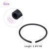 DMiotech 1/2" ID 3/4" OD 3.3ft Fuel Line Hose Rubber Fuel System Engine Hose Black for Gas, Diesel, Fuel, Engine Oil, Hydraulic view 3