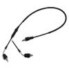 Caltric Throttle Pump Cable compatible with Yamaha 2GU-26260-00-00 2GU-26260-01-00 1987-2006 view 1