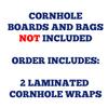 Cornhole Board Wraps | Bigfoot 1776 USA American Flag Cornhole Wraps | Cornhole Decal 48.5x24.5in | Waterproof 3M Vinyl with Air Release | Laminated & Easy-to-Apply Wraps | Ideal for Cornhole Lovers view 2