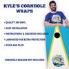 Cornhole Board Wraps | Bigfoot 1776 USA American Flag Cornhole Wraps | Cornhole Decal 48.5x24.5in | Waterproof 3M Vinyl with Air Release | Laminated & Easy-to-Apply Wraps | Ideal for Cornhole Lovers view 4