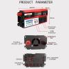 ROGHA Car Power Inverter DC 12V 24V to AC 110V 220V Voltage Converter with 4 USB Charger, Car Inverter Used for Laptop, Pad, Phones, Tablet, Peak 2000W,24V-110V view 4