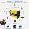 ROGHA Power Inverter Car Plug Adapter Outlet 300W DC 12V to 110V 220V AC Inverter Converter with LED Display, 2A USB Ports,Yellow-220V view 4