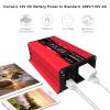 ROGHA Power Inverter 12v to 110v 220v, Power Converter Dc to Ac Converter with AC Outlets, 300 watt Inverter for Car/RV/Home,Red-110V view 2