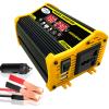 ROGHA Power Inverter Car Plug Adapter Outlet 300W DC 12V to 110V 220V AC Inverter Converter with LED Display, 2A USB Ports,Black-110V view 1