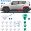 OAUTOO 20pcs Side Fender Flare Molding Clips Kit 68241251AA 68102758AA for Jeep Renegade 2015-On view 2