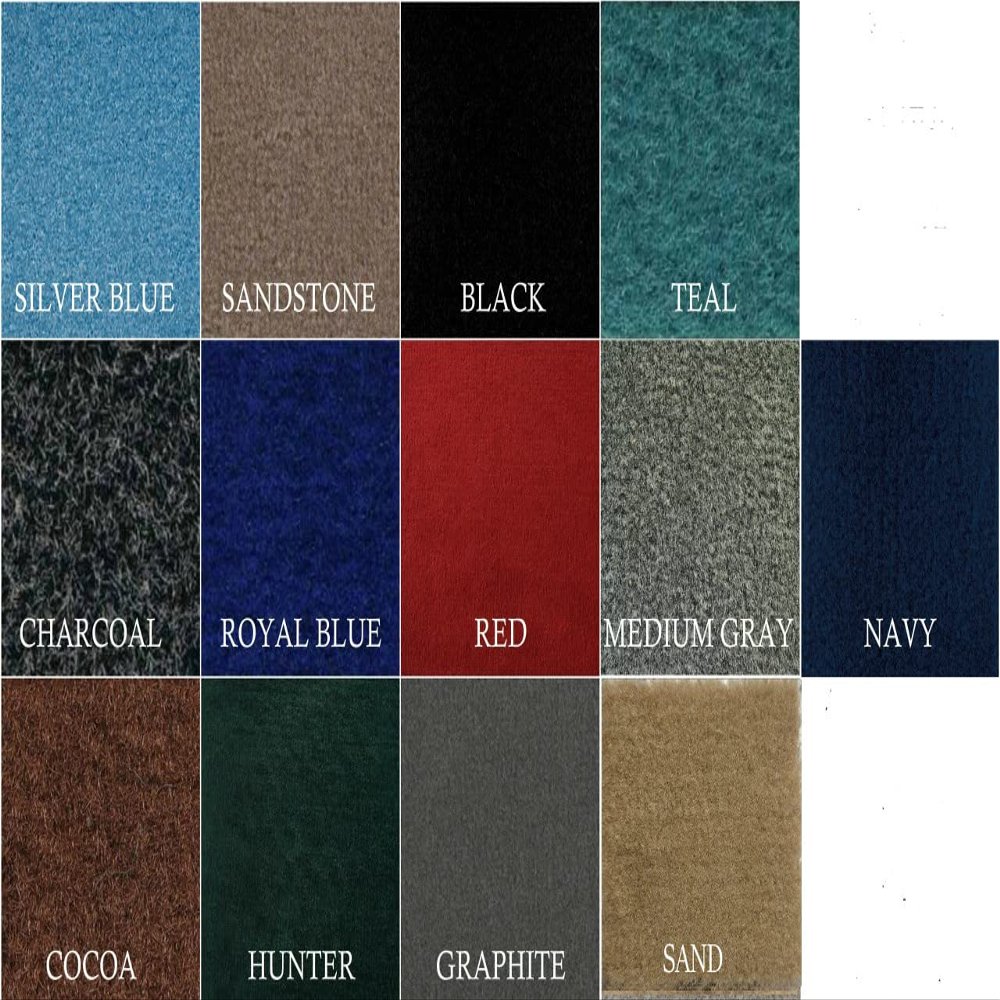BasCar 8 1/2 Foot Wide 20 oz. Do-It-Yourself All Purpose Boat Carpet Kit (Teal, 8.6 x 6)