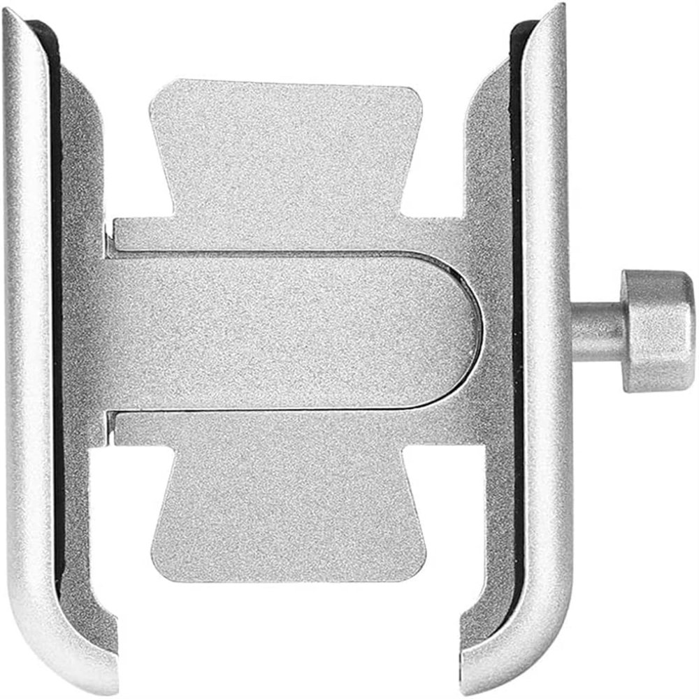 TATSEN Universal Aluminum Alloy Bicycle Phone Holder Motorcycle Bicycle Handlebar Phone Holder (Color : Silver, Size : 8.5 * 7cm)