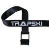 TRAPSKI Premium Nylon Lashing Strap | 1' x 6.5 ft | Aluminum Cam Buckle | Heavy Duty | Universal Fit | Black | Car, Truck, SUV, Motorcycle, RV, Boat view 2