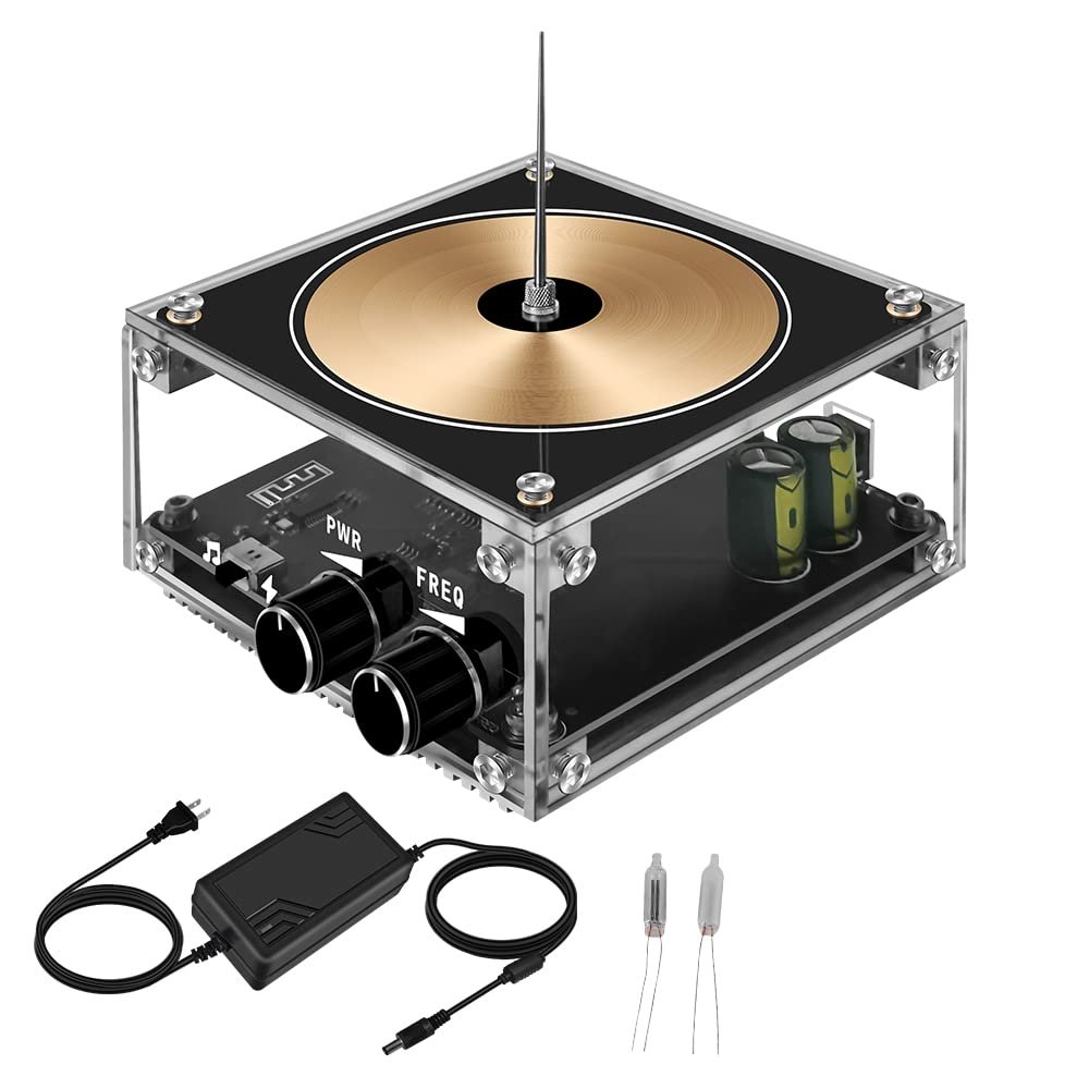 Weytoll BT Version Electronics Mobilephone Tesla Coil Module Artificial Lightnings Electric Arc Generator Wireless Sound Transmission Science Experimental Toy Student Teaching Aids