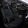 rasiarpio 5-Seat Car Seat Covers for FX35 2003-2012 Full Set Faux Leather Protector Automotive Seat Covers with Pillow Waterproof Vehicle Cushion Cover Universal Black view 1