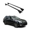 OMAC Roof Rack Cross Bars for Subaru Outback 2010-2014 Lockable 165Lbs Steel Black 2Pcs fits Cargo Carriers Kayak Canoe Bike Snowboard view 1
