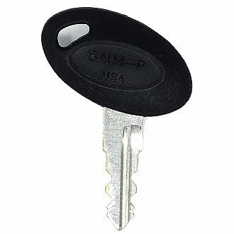 Bauer 700 Series Precut RV Trailer Keys (712) - 1 Pair (2 Keys) Gray