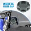 A ABSOPRO Car Oil Filler Cap Engine Modified Tank Cover for Honda Engine B Series for Honda Engine D Series Titanium Tone view 2