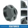 A ABSOPRO Car Oil Filler Cap Engine Modified Tank Cover for Honda Engine B Series for Honda Engine D Series Titanium Tone view 4