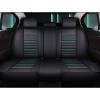 AKSHVA Car Seat Cover Waterproof Full Set Leather, for Mercedes-Benz MB Bus, 1988-1996, Leather 5-Seat Car Seat Covers All Weather Front and Rear Seat Cover Protector (Color : B) view 3