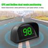 Shkalacar Car HUD Headup Display KM/H MPH GPS Digital Speedometer with LED Large Font Display for Car Truck SUV Motorcycle view 4
