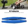 1/10 RC Trailing Arm, High Hardness Aluminum Alloy 2PCS Rear Lower Trailing Arms Set Heat for Hammer (Dark Blue) view 2