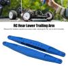 1/10 RC Trailing Arm, High Hardness Aluminum Alloy 2PCS Rear Lower Trailing Arms Set Heat for Hammer (Dark Blue) view 3