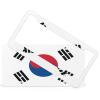 License Plate, South Korean Flag Aluminum Car Decoration License Plate Frame view 2