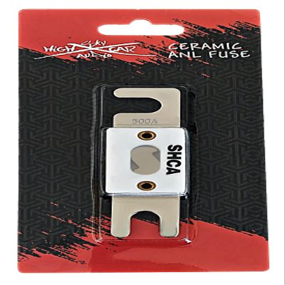Sky High Car Audio Ceramic 500A ANL Fuse for Car Audio Marine Audio Video System 500 Amp
